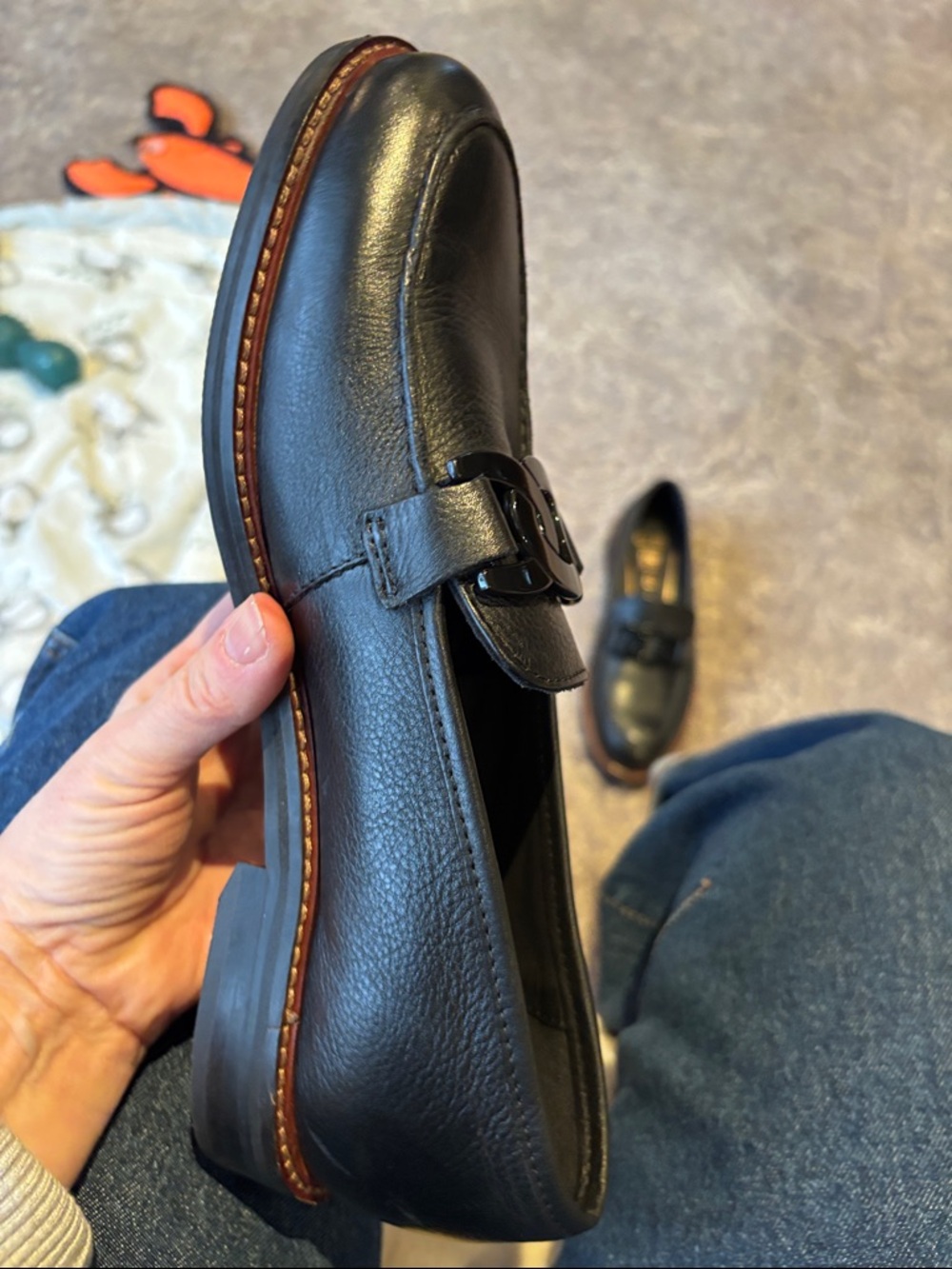 Ara Kyle 2.0 Leather Loafer - Black - Picture 7 of 7